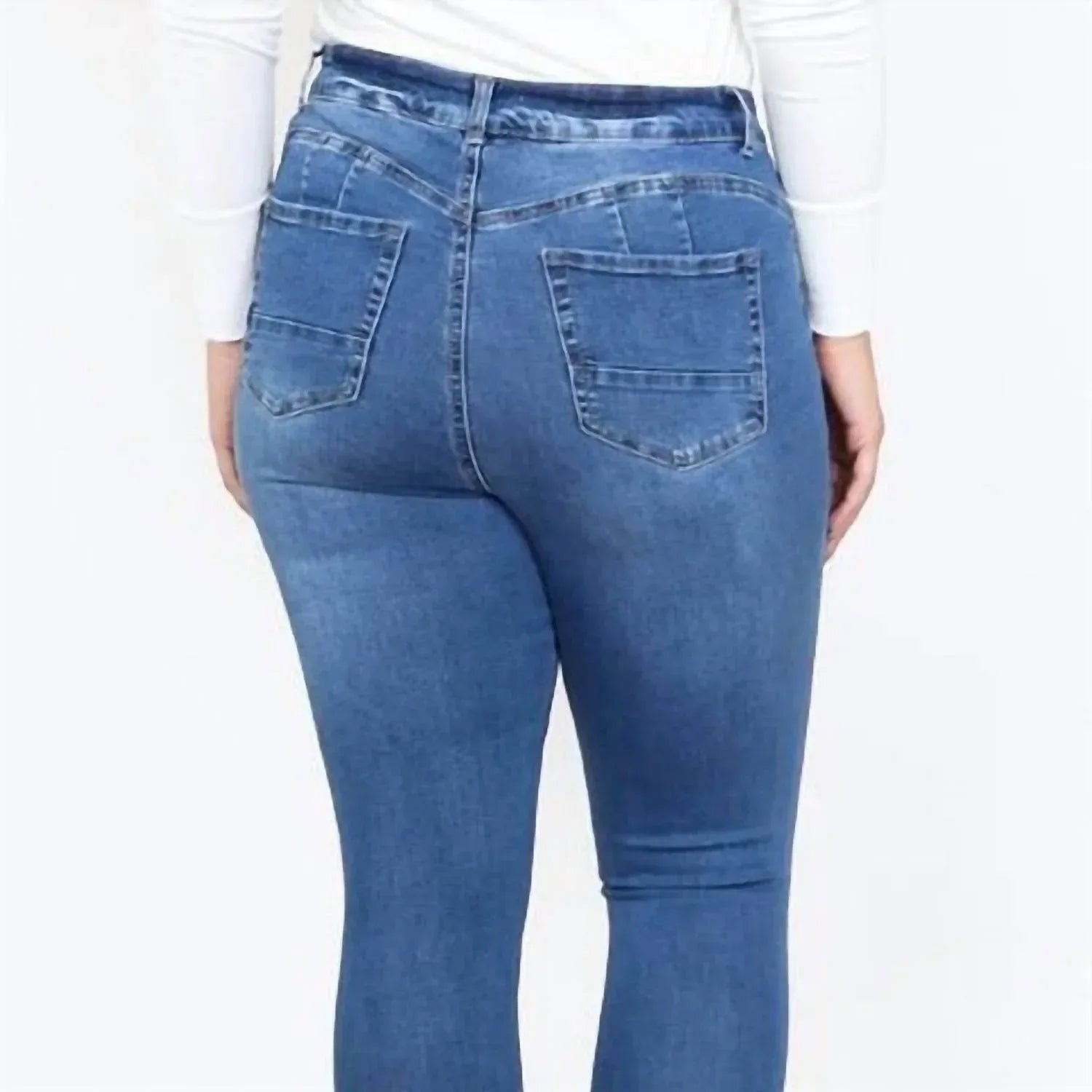 Plus Size Ripped Skinny Jeans
